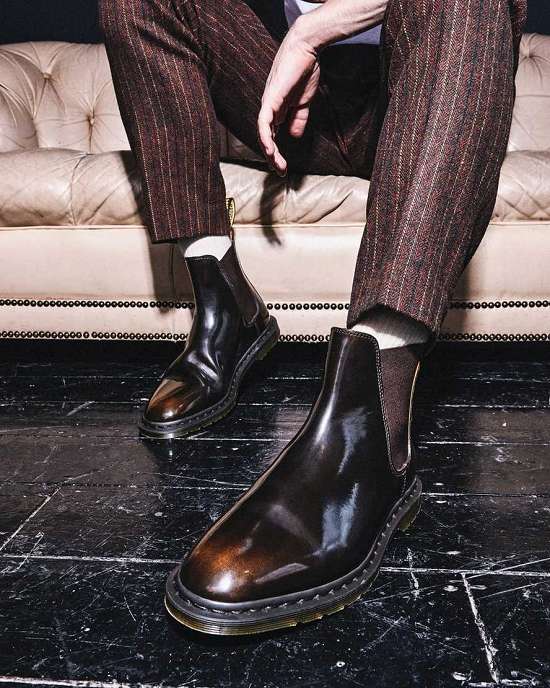 Botas Con Cordones Dr. Martens Graeme Ii Arcadia Hombre Marrom MX-04972